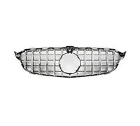 Car Front Radiator Grilles Grill For Benz C-Class W205 C205 S205 2015-2018 C180-C300 Mesh Front Bumper Racing Diamond Style Radiator