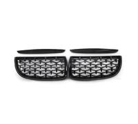 Car Front Radiator Grilles Grill Front Kidney Grille For BMW 3 Series 2005-2008 E90 E91 Double Slats Gloss Black Grills Car Grille(Net 05-08)