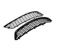 Car Front Radiator Grilles Pair For A3 8P 2009-2013 Glossy Black Fog Light Lamp Cover HONEYCOMB HEX Front Grille Grill 8P0807682J 8P0807681AA Car Grille