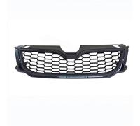 Car Front Radiator Grilles Radiator Grille For Skoda For Octavia 2015-2017 Front Honeycomb Style Glossy Black Modification Front grille(Black)