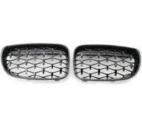 Car Front Radiator Grilles Replacement for BMW 1 Series E87 E81 E82 2008-2011 OE : 51137166439 51137322209, Upper Bumper Hood Mesh Front Grill Replacement Radiator Grille