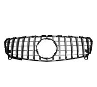 Car Front Radiator Grilles Upgrade Front Inlet Mesh Grille Bumper Grill Middle Grid Tuning For Mercedes For Benz A Class W176 A35 A180 A200 A250 A260 2013-2018 Radiator Grille(A GT Silver)