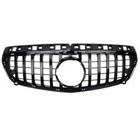 Car Front Radiator Grilles Upgrade Front Inlet Mesh Grille Bumper Grill Middle Grid Tuning For Mercedes For Benz A Class W176 A35 A180 A200 A250 A260 2013-2018 Radiator Grille(A GT Black)