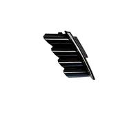 Car Front Rear Bumper Tow Hook Cap Lower Grille Cover Hauling Eye Lid Trailer Shell For Toyota For Corolla Sedan 2019 2020 2021(Grille Glossy Black)