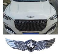 Car Front Rear Emblem Metal Wings Styling for MG Emblem TF ZR ZS ES HS EZS Morris 3 GS MG3 5 6 7 Auto Decal Stickers Accessories,Silver Style