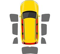 Car Front Rear Side Window Sun Shades for Skoda Kodiaq 2017-2025,Anti-UV Blackout Blinds Sun Protection,F-7pcs(wholecar)