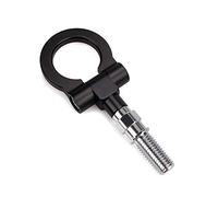 Car Front Rear Tow Hook, Aluminum Forge Front Towing Hook Front Tow Hook Bar(Black)