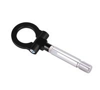 Car Front Rear Tow Hook, Aluminum Towing Hook Ring Kit On Front Rear Tow HooK Ring Fit Use For 08 Benz RS-TH008-9(Black)