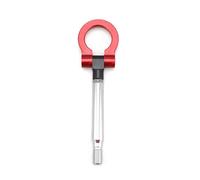 Car Front Rear Tow Hook, Circular Car Sport Model Car Auto Trailer Tow Hook Ring Eye Towing Front Rear Aluminum For Subaru BRZ 86(Red)