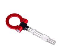 Car Front Rear Tow Hook, RASTP-Aluminum Trailer Towing Hook Rear Racing Car Tow Hook Fit Use For 10-15 CNC JDM Style(Red)