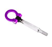 Car Front Rear Tow Hook, Towing Hook Ring Kit Universal Tow Hook Eye Towing Colorful Fit Use For Most SUBARU(Purple)