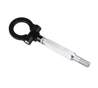 Car Front Rear Tow Hook, Towing Hook Ring Kit Universal Tow Hook Eye Towing Colorful Fit Use For Most SUBARU(Black)