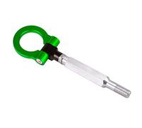 Car Front Rear Tow Hook, Towing Hook Ring Kit Universal Tow Hook Eye Towing Colorful Fit Use For Most SUBARU(Green)