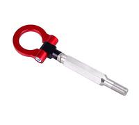 Car Front Rear Tow Hook, Towing Hook Ring Kit Universal Tow Hook Eye Towing Colorful Fit Use For Most SUBARU(Red)