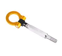Car Front Rear Tow Hook, Towing Hook Ring Kit Universal Tow Hook Eye Towing Colorful Fit Use For Most SUBARU(Gold)