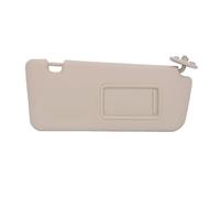 Car Front Right Passenger Side Sun Visor With Makeup Mirror Blocking Elegant For RAV4 2004-2005(Beige)