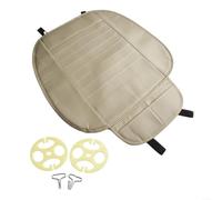 Car Front Seat Cover PU Leather 49x51cm Breathable Charcoal Cushion | Handmade with ergonomic wave design Four seasons Easy to clean with wipes Black Brown Gray Beige options