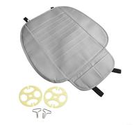 Car Front Seat Cover PU Leather 49x51cm Breathable Charcoal Cushion | Handmade with ergonomic wave design Four seasons Easy to clean with wipes Black Brown Gray Beige options