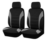 Car Front Seat Covers for Audi A5 S5 Coupe / A5 Cabriolet / A5 S5 Sportback, Universal Car Seat Covers Side Airbag Compatible Comfortable Interior,C Grey