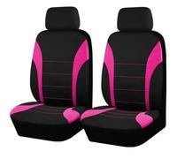 Car Front Seat Covers for Nissan Juke/Kicks/Magnite/Murano/Note/Qashqai/Rogue/X-Trail, Universal Car Seat Covers Side Airbag Compatible Comfortable Interior,H Rose red
