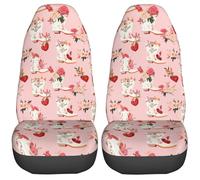 Car Front Seat Covers Washable Universal Seats Cover Driver Passenger Seat Protector For Sedan Men Suv, White Cowboy Boots