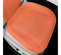 Car Front Seat Cushion For Mini Cooper 2014-2018 2-Door, pu Leather Comfort Seats Cushion Breathable Anti-Slip Protection Mat Accessories Interior,D/Orange
