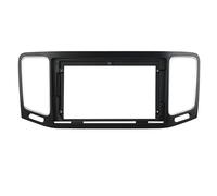 Car Front Side Air Outlet Vent Frame Trim Compati Car Audio Radio Frame 9" /Fit for VW Sharan 2010-2019 Car Multimedia Video Frame Dashboard Fitting Panel 16Pin Power Cable Canbus Carbon Fiber Car Ce