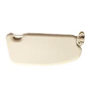 Car Front Side Sun Visor Interior Sunvisor Front Visor Assembly Sun Shade Sunshield For Focus 2005 2006 2007 2008 2009 2010 2011 Car Accessory Inside Glare Guard(Beige right side)