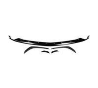 Car Front Splitter Bumper Lip For Benz For GLA H247 GLA200 GLA250 GLA35 GLA45 For AMG 2020-2024 Splitter Canards Air Vent Cover 5Pcs Front Bumper Lip