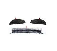 Car Front Splitter Bumper Lip For Benz S Class For Maybach W222 S450 S500 S600 2018-2020 Front Bumper Grille Chrome Strip(3PCS)