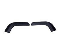 Car Front Spoiler 2Pcs Car Front Bumper Spoiler st&urdy Lightweight Easy To Carry Convenient Scratch Resistant Black ABS Black Bumper
