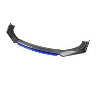 Car Front Spoiler 4PCS Universal Car Front Bumper Lip Body Kit Spoiler Splitter Gloss Red Front Under Lips Diffuser Spoiler Car Front Shovel Parts