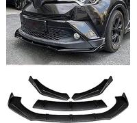 Car Front Spoiler Bumper Splitter for Toyota C-HR 2018-2022, Front Bumper Lip Car Styling Body Kit Front Shovel Body Kit Spoiler