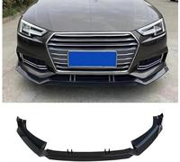 Car Front Spoiler for Audi A4 B9 Sedan 2017 2018 2019, Front Bumper Lip Spoiler Chin Diffuser Body Kit Sport Series Replacement Styling Splitter