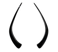 Car Front Spoiler For Benz For CLA C118 X118 180 200 220 260 Front Bumper Spoiler Splitter Air Vent Fog Lamp Grille Trim 2 Pcs 2020 To Up Car Front Lip Protector(Carbon Look)