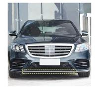 Car Front Spoiler For Benz W222 S450 S560 2018 2019 2020 Front Bumper Chrome Molding Trim Strip 2228857600 2228857700 2228857800 Front Bumper Spoiler(Middle 2228857600)