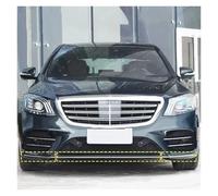 Car Front Spoiler For Benz W222 S450 S560 2018 2019 2020 Front Bumper Chrome Molding Trim Strip 2228857600 2228857700 2228857800 Front Bumper Spoiler(3 set)