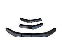 Car Front Spoiler for Civic 10th Hatchback 2016-2020, Front Bumper Lip Kit Diffuser Spoilers Splitter, Exterior Anti-Collision Styling Accessories,A/BlackRed