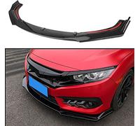 Car Front Spoiler for Civic X FC FK 2016 2017 2018 2019, Front Bumper Lip Kit Diffuser Spoilers Splitter, Exterior Anti-Collision Styling Accessories