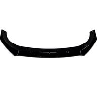 Car front spoiler for Fd Fiesta MK7 2017-2024 3 Door/2017-2021 5 Door, Car Front Bumper Lip Splitter Auto Anti-Collision Strip Decoration Side Canards Splitter Fins,A/Glossy Black