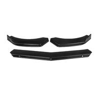 Car Front Spoiler for Ford Fuoco RS ST Fiesta MK6 MK8 Mondeo Fusion, Front Bumper Lip Kit Diffuser Spoilers Splitter, Exterior Anti-Collision Styling Accessories,A/Glossyblack