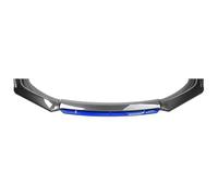 Car Front Spoiler for Opel Olympia Kadett Ampera Zafira, ABS Front Bumper Lip Spoilers Splitter Diffuser ABS Universal Body Kits Tuning Accessories,D-Carbon Fiber Blue