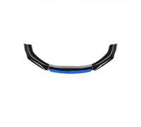 Car Front Spoiler Lip 4 PCS Universal Front Bumper Lip Body Kit Splitter Spoiler Diffuser Protector Car Accessories(Black Blue Head)