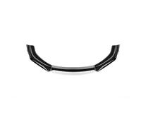 Car Front Spoiler Lip 4 PCS Universal Front Bumper Lip Body Kit Splitter Spoiler Diffuser Protector Car Accessories(Black Whitehead)