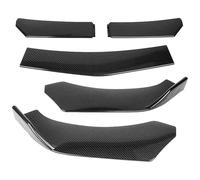 Car Front Spoiler Lip 5 PCS Adjustable ABS Front Universal Bumper Separator Body Kit Duck Lip Splitter(Carbon fiber)