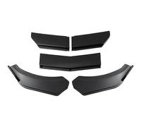Car Front Spoiler Lip 5 Pcs Universal Front Bumper Separator Bumper Lip Body Kit Duck Separator(5Pcs Bright Black1)