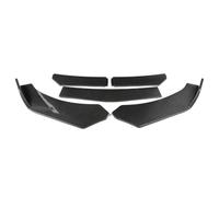 Car Front Spoiler Lip 5 Pcs Upgraded Front Bumper Shovel With Stepped Design ABS Material Car Accsesories(5Pcs Carbon Fiber)