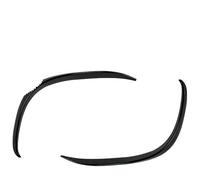 Car Front Spoiler Lip For C Class Front Bumper Spoiler Splitter Air Intake Grille Trim Cover W205 S205 A205 C205 C200 C220d C300 2018-2021(2pcs Gloss Black)