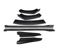 Car Front Spoiler Lip For Raptor 6 2009-2015 Car Front Bumper Splitters Lip Body Kit Spoiler Side Skirts Extensions Rear Wrap Angle Side Step Skirt(B)