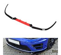 Car Front Spoiler Lip, Front Bumper Lip Impact Resistant, Front Bumper Lip Separator 114cm, Replacement Decoration for Seat Leon A3 A4 A6 (Red)